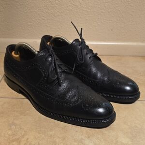 Bruno Magli 10.5 M Black Men's Brogue Oxfords